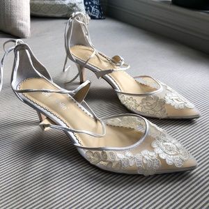 Bella Belle wedding shoes worn once 7.5